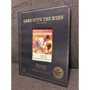 Gone With The Wind Movie Script 55th Anniversary Premiere Magazine Collector